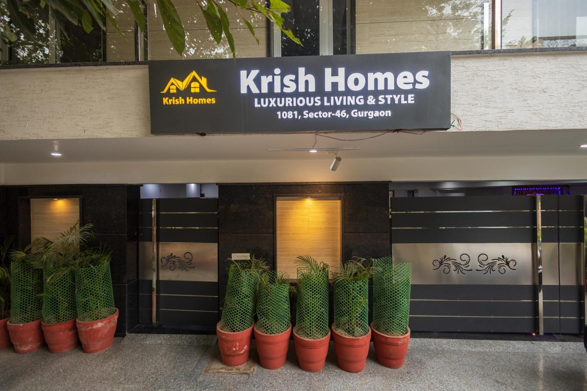 Hotel Krish - Near Medanta And Fortis Hospital Gurugram Gurgaon Bagian luar foto